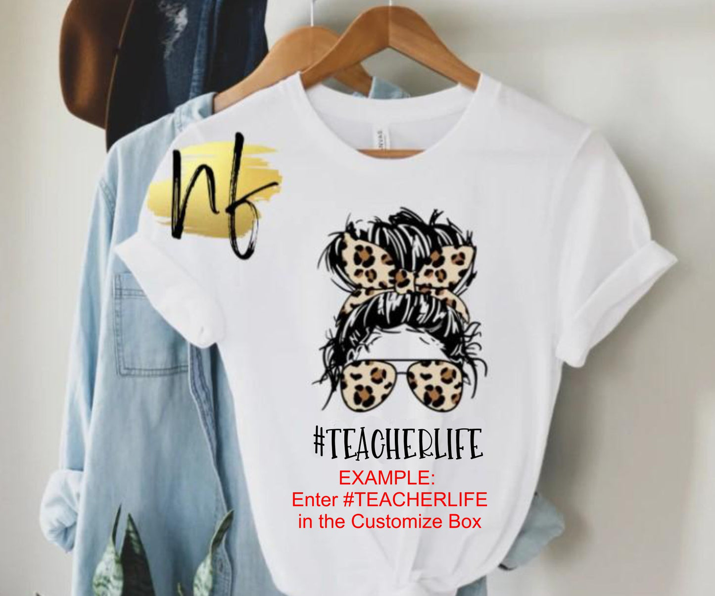 Messy Leopard Bun Customize