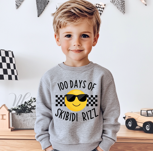 100 Skibidi Rizz Days, Grey
