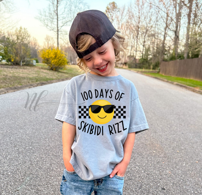 100 Skibidi Rizz Days, Grey