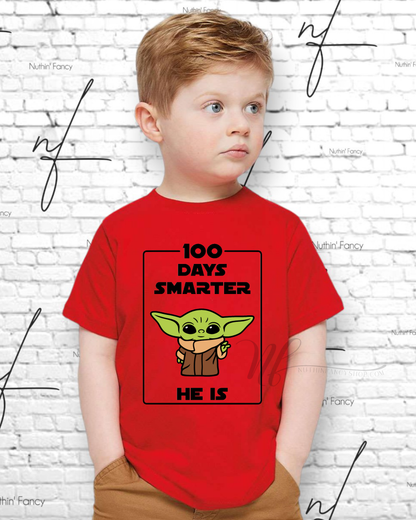 100 Days Smarter HE Is, BOY DESIGN