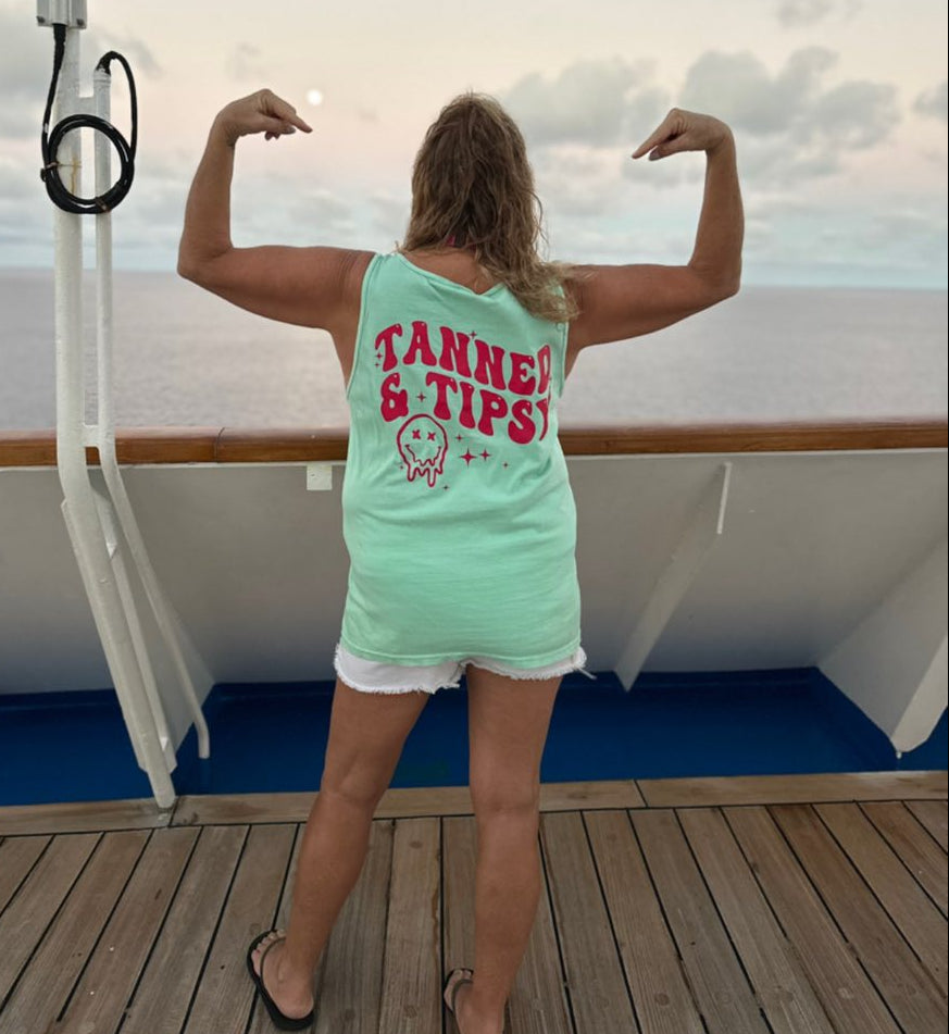 Tanned and Tipsy Tank