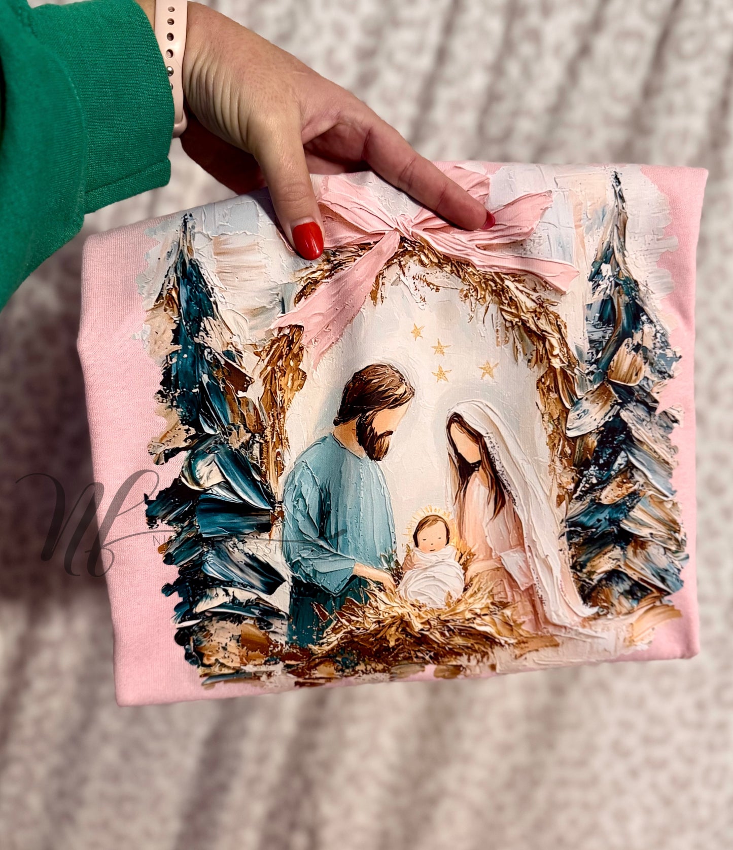 Brush Stroke Nativity