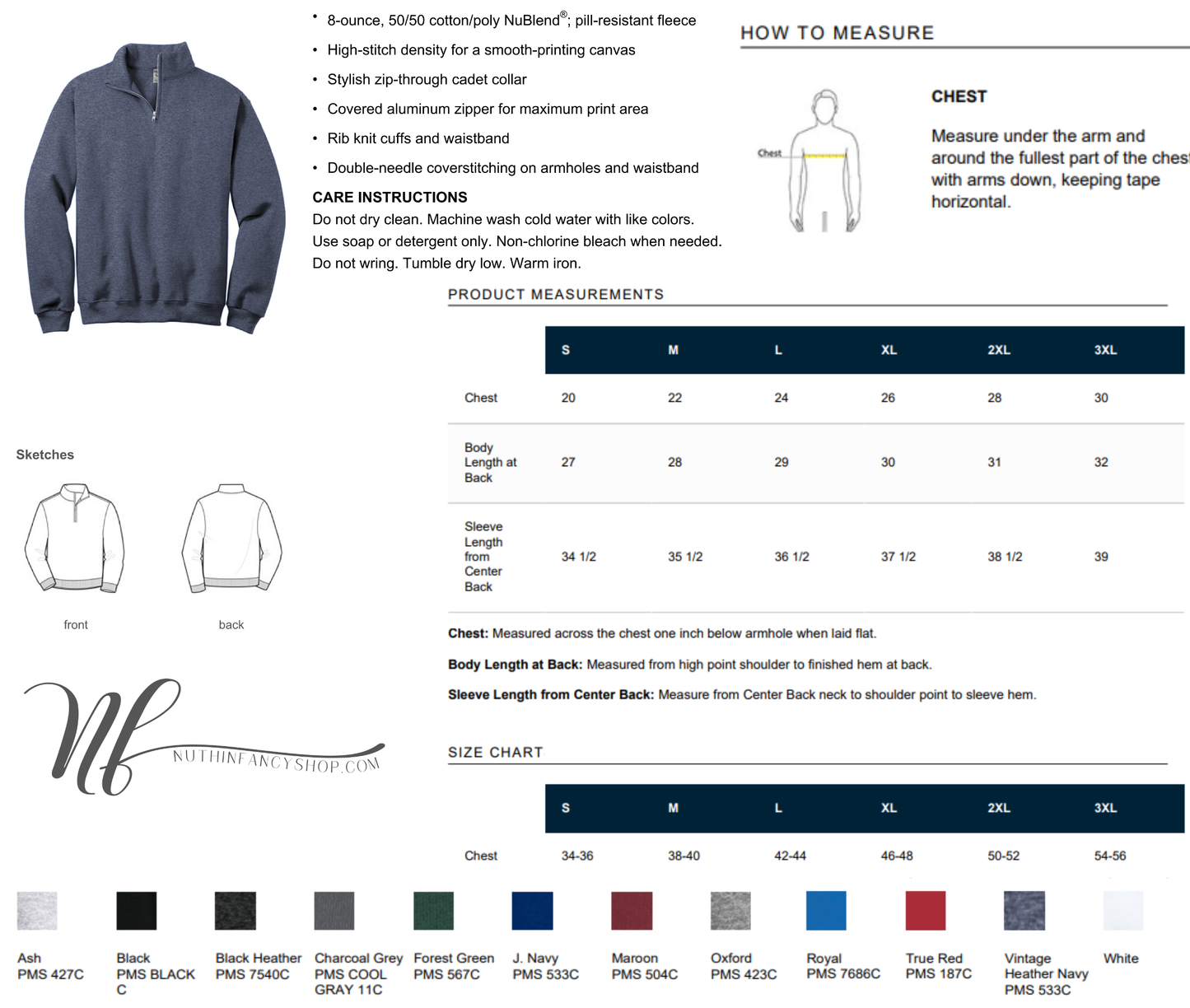 Dublin Eye Associates, Quarter Zip