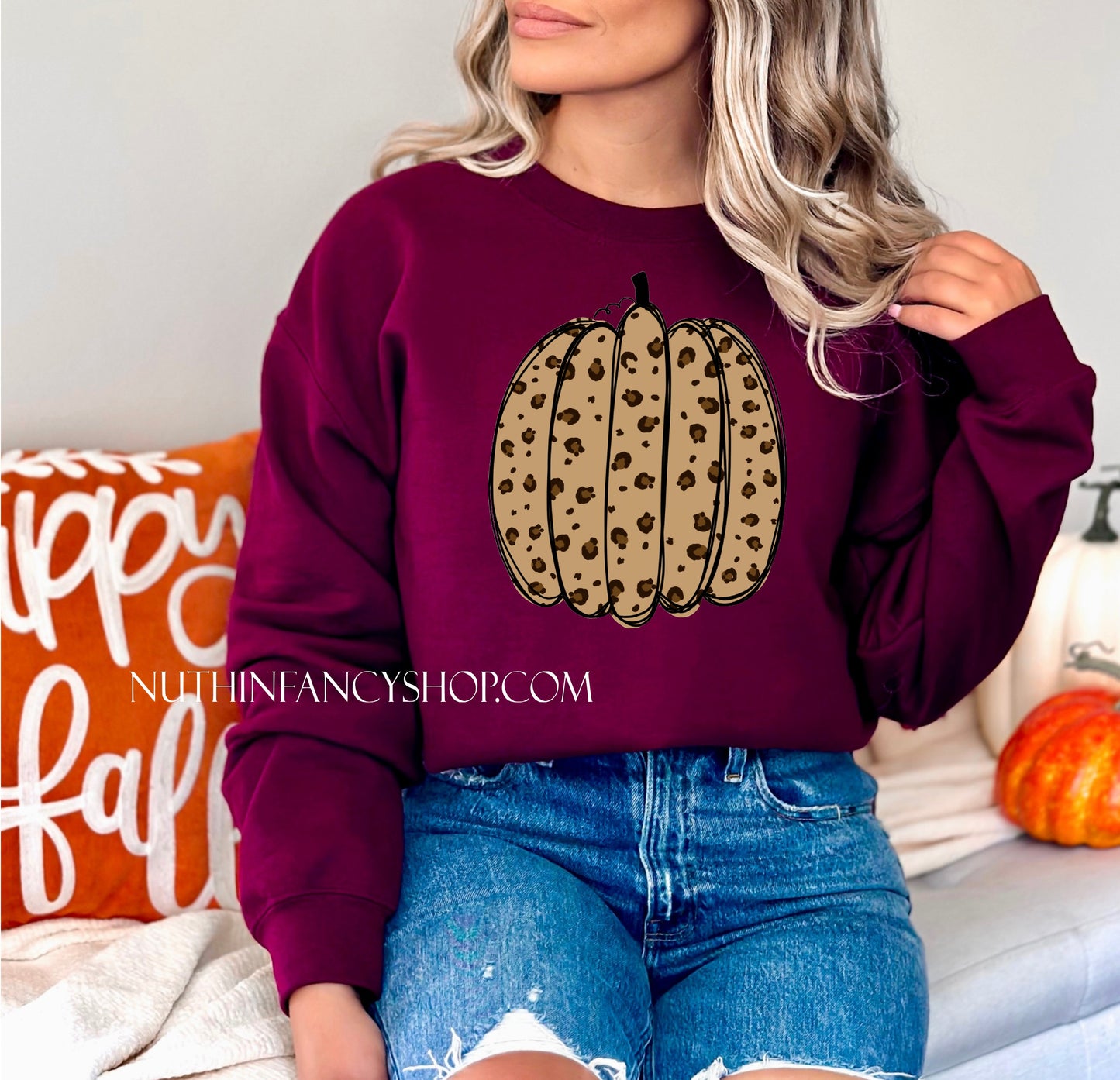 Spotted Pumpkin Sweatshirt