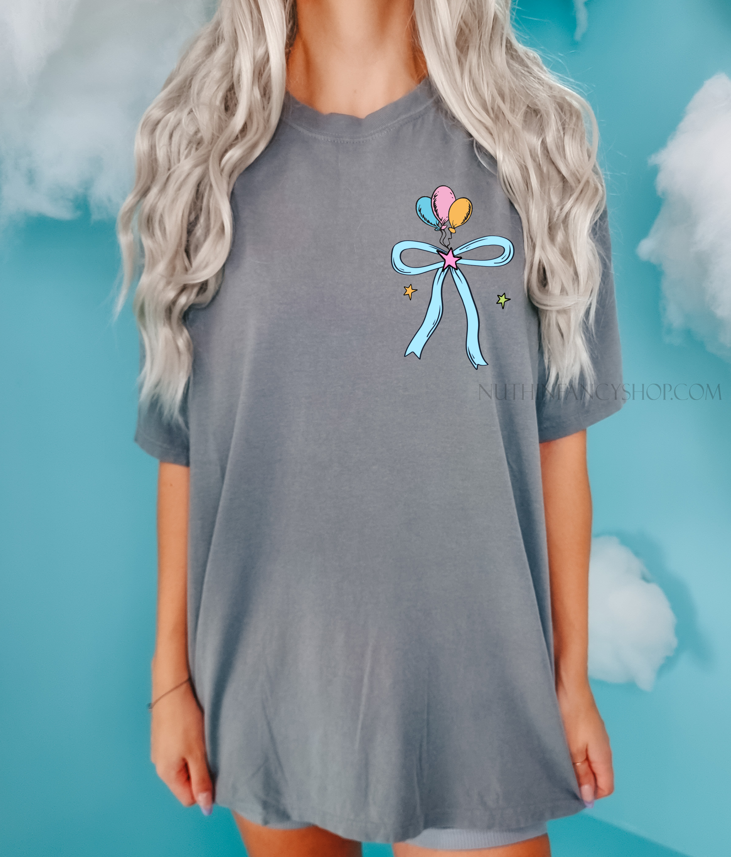 Boho Pastel Oh The Places on Grey