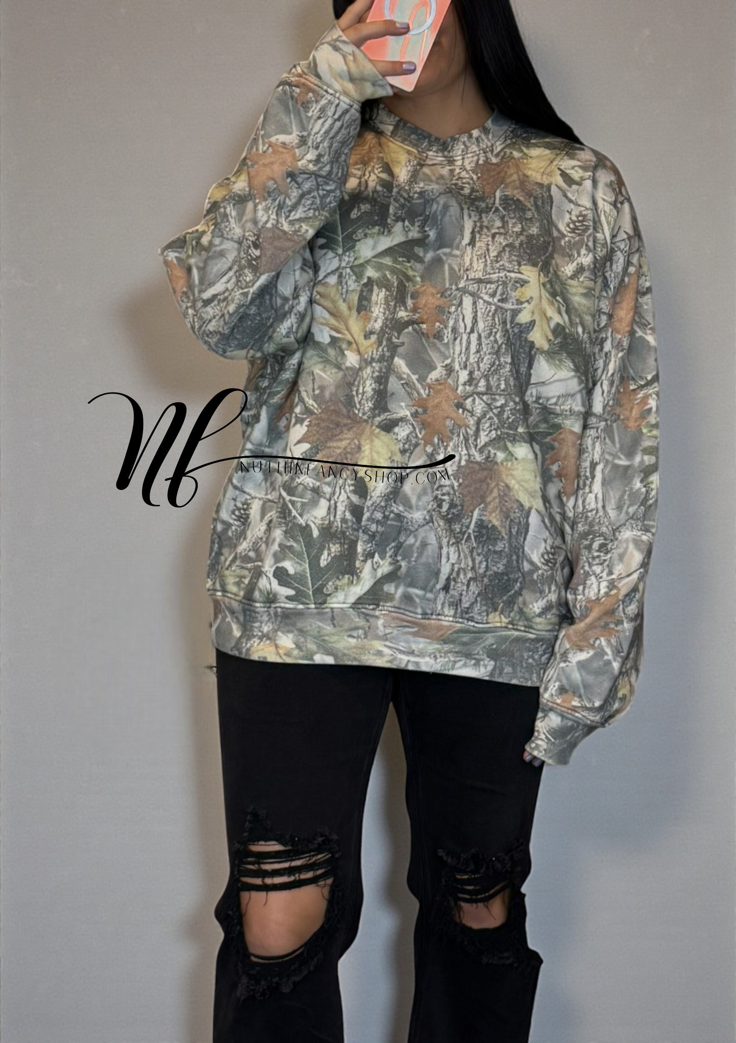 Camo Sweatshirt, Unisex