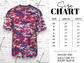 Dudley Little League Red and Blue Mix Digital Camo Dri-Fit