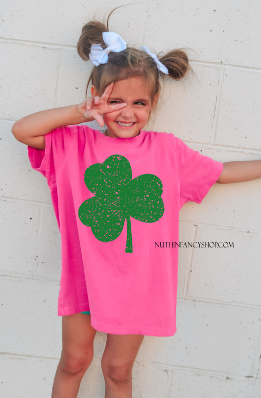 Distressed Green Shamrock