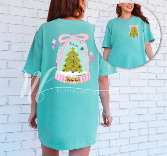 Dublin, GA Snowglobe, Front and Back