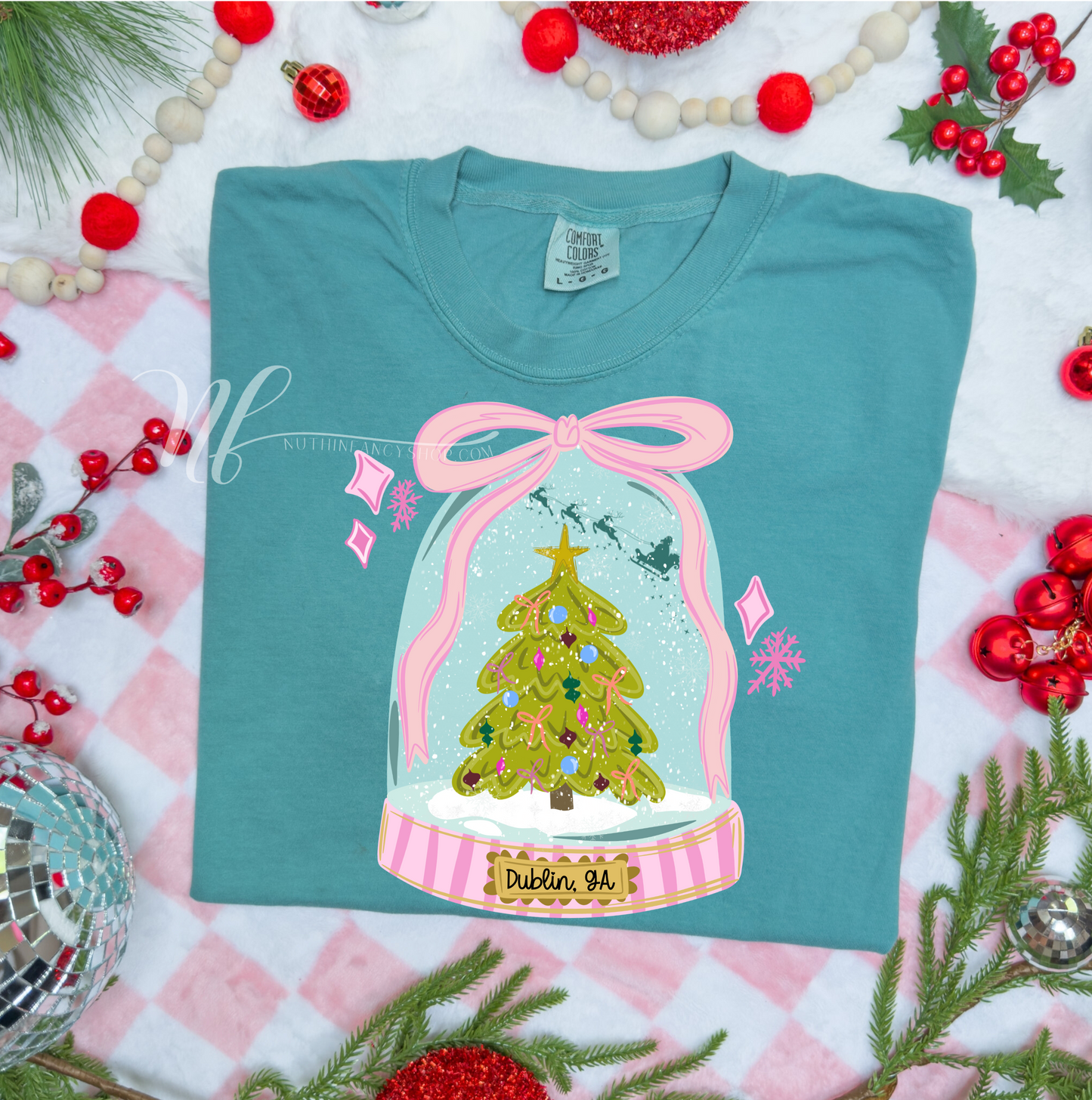 Dublin, GA Snowglobe, Front Only