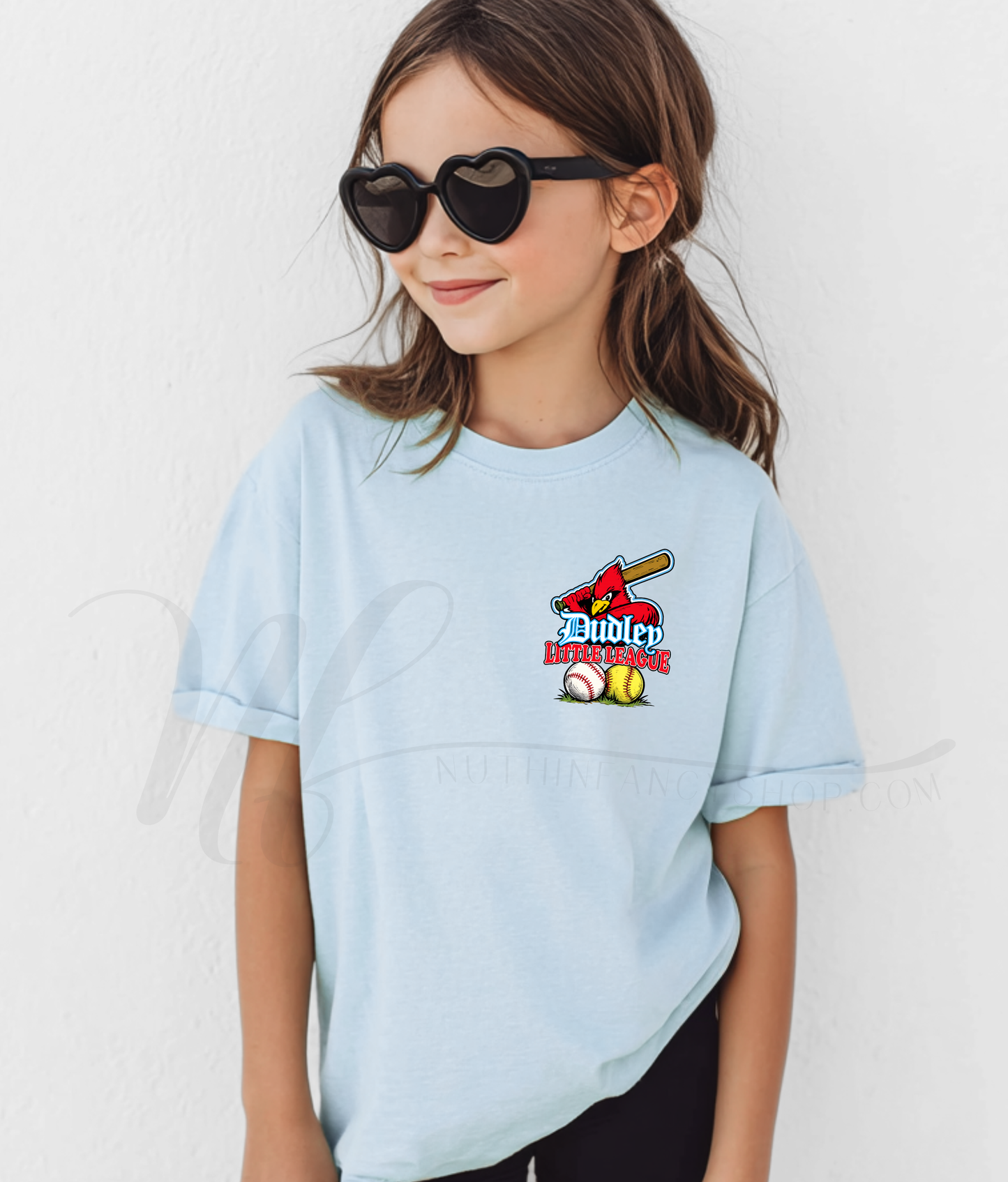 Dudley Hand Drawn Cross, Light Blue