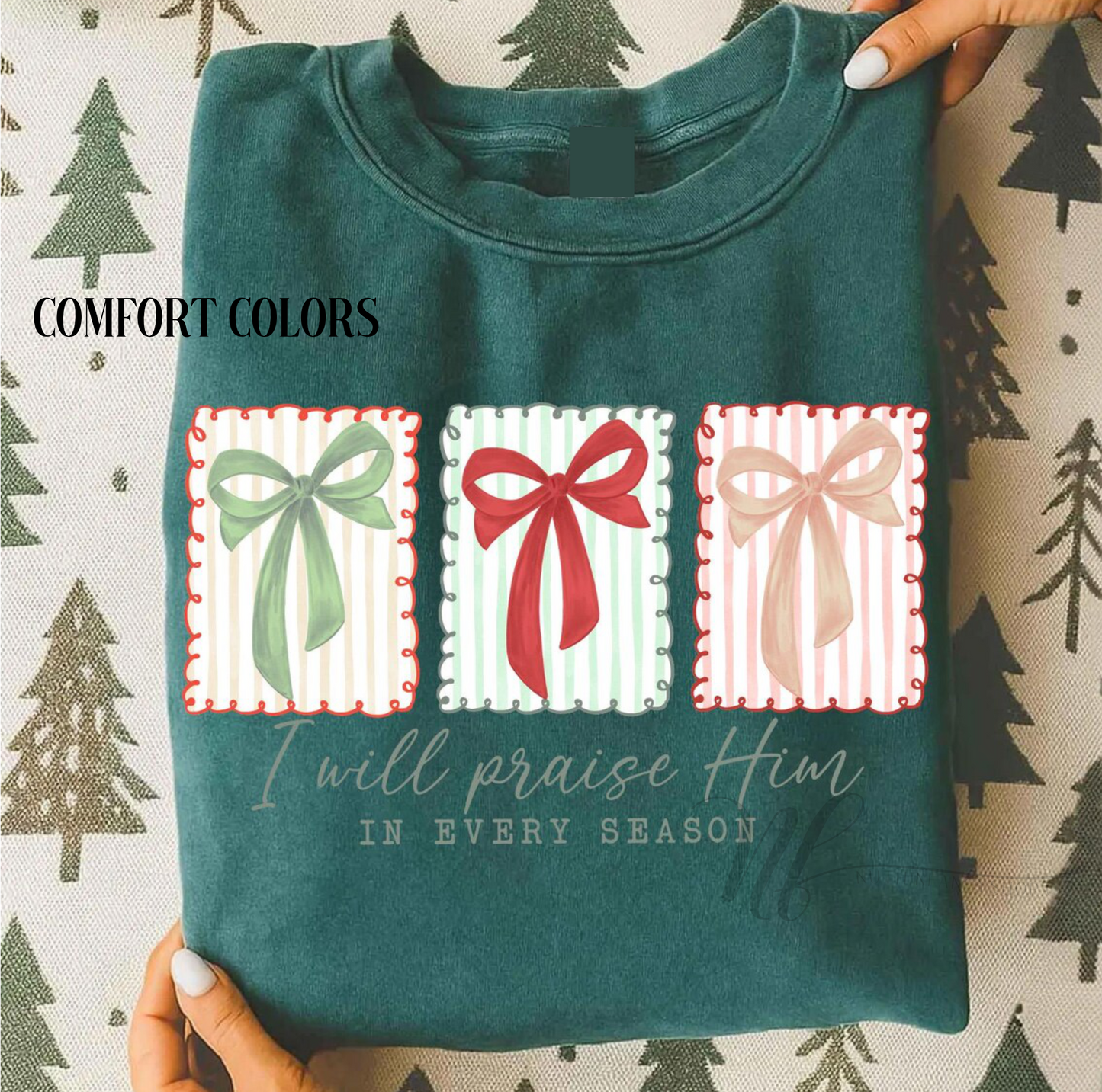 In Every Season Patterned Bow Trio