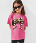 Falcons Hand Drawn Bow on Pink