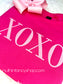 XOXO Puff, Hot Pink