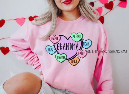 Customizable Candy Hearts