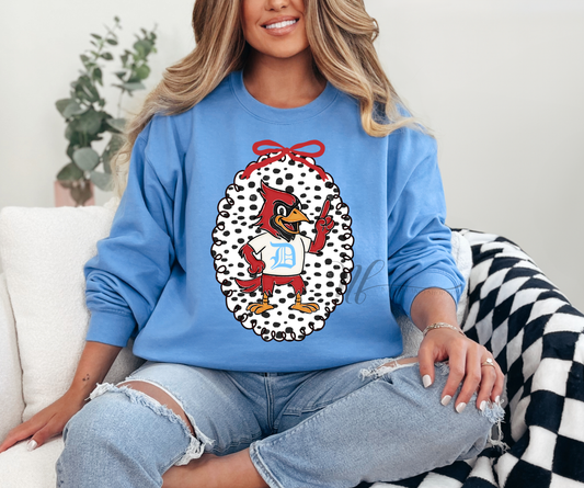 Hand Drawn Vintage Cardinal