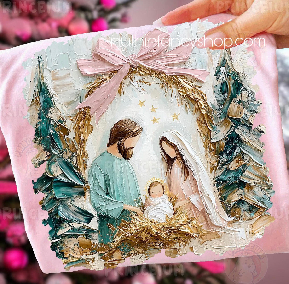 Brush Stroke Nativity