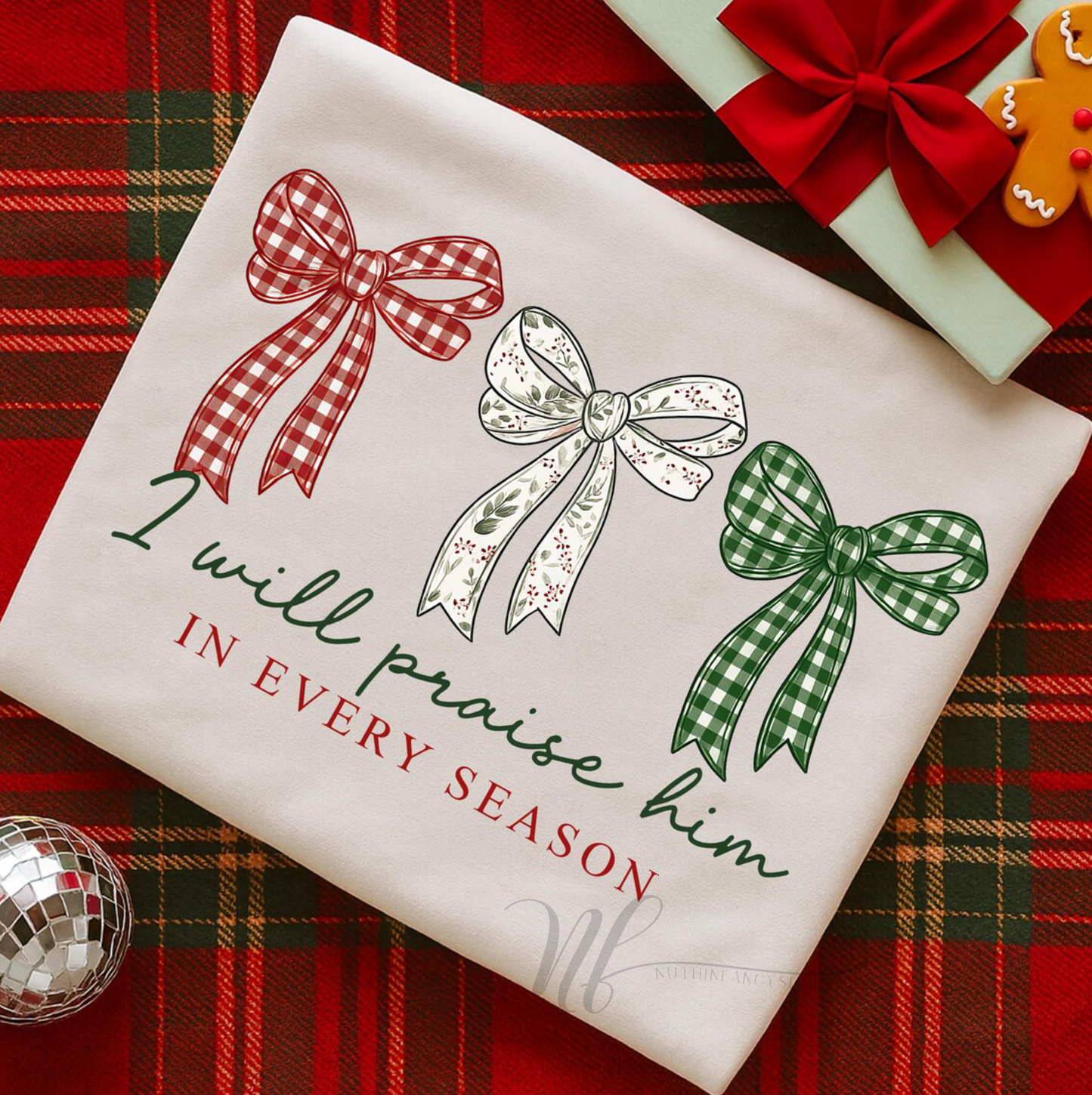 In Every Season Patterned Bow Trio