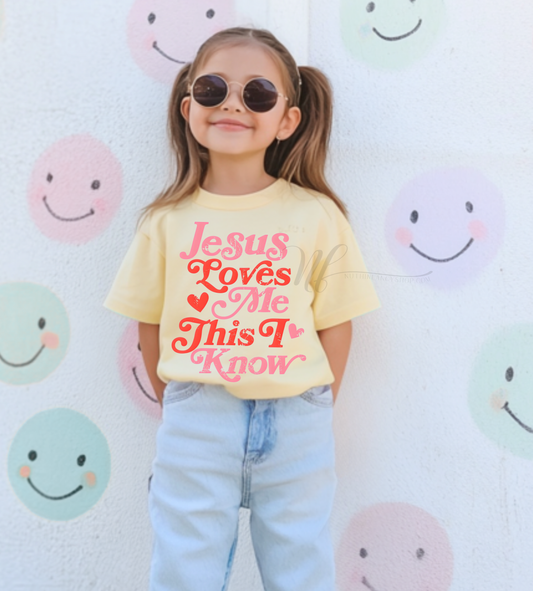 Jesus Loves Me This I Know Retro