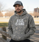 Jesus is King, Washed Out Camo Hoodie