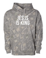 Jesus is King, Washed Out Camo Hoodie