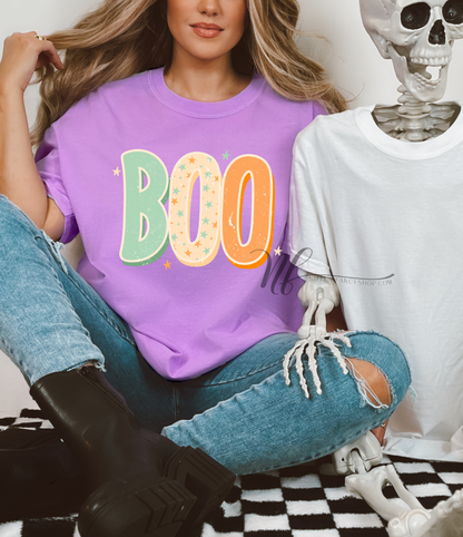 Boo Minty Grunge on Neon Violet