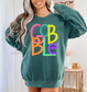 Stacked Colorful Gobble, Dark Green