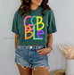 Stacked Colorful Gobble, Dark Green