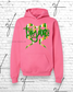 Trojans Hand Drawn Bow on Pink