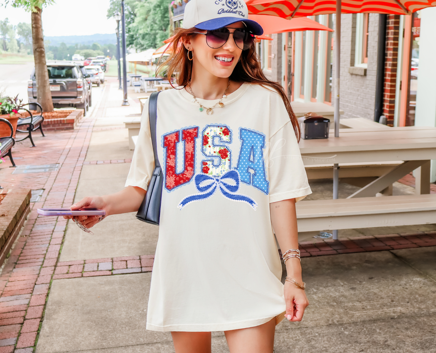 Faux Stitched USA Patterns