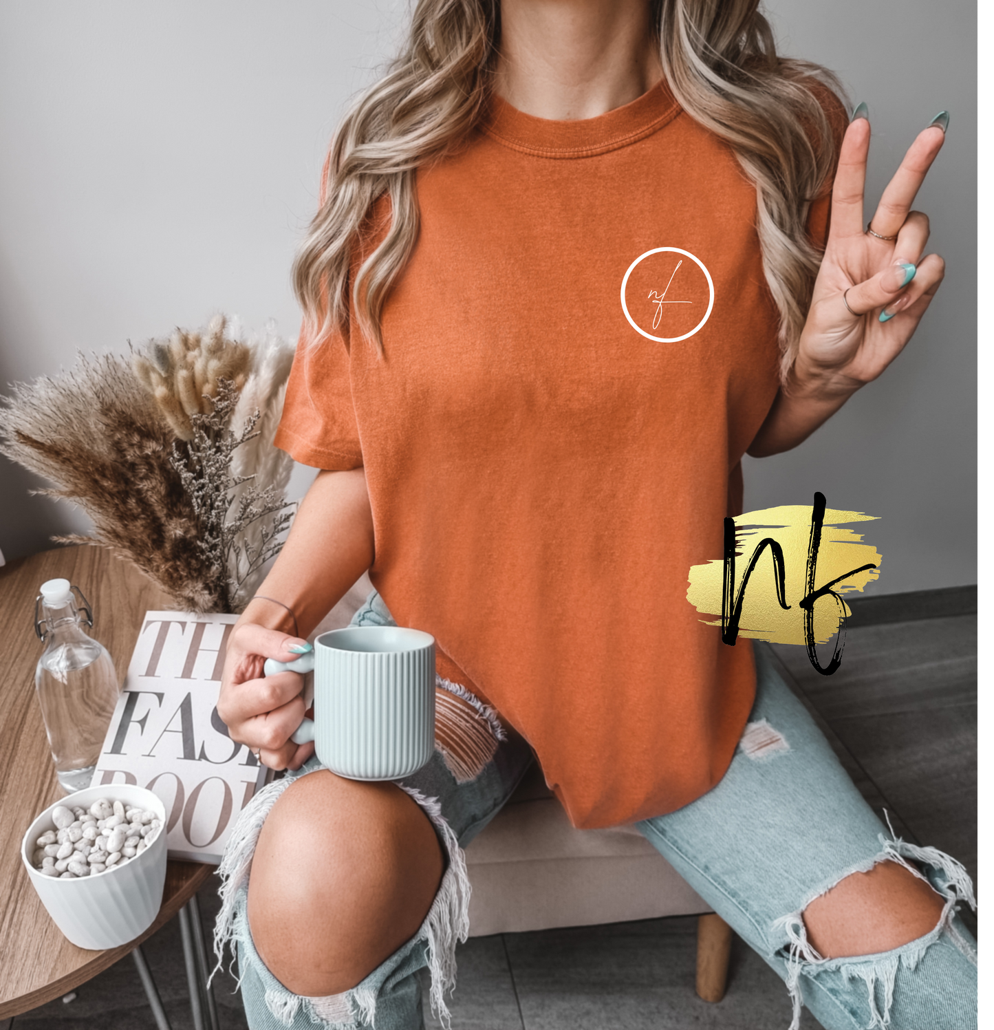 Comfort Colors Nuthin' Fancy Logo Tee