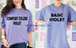 KOHR Blue Faux Glitter on Purple