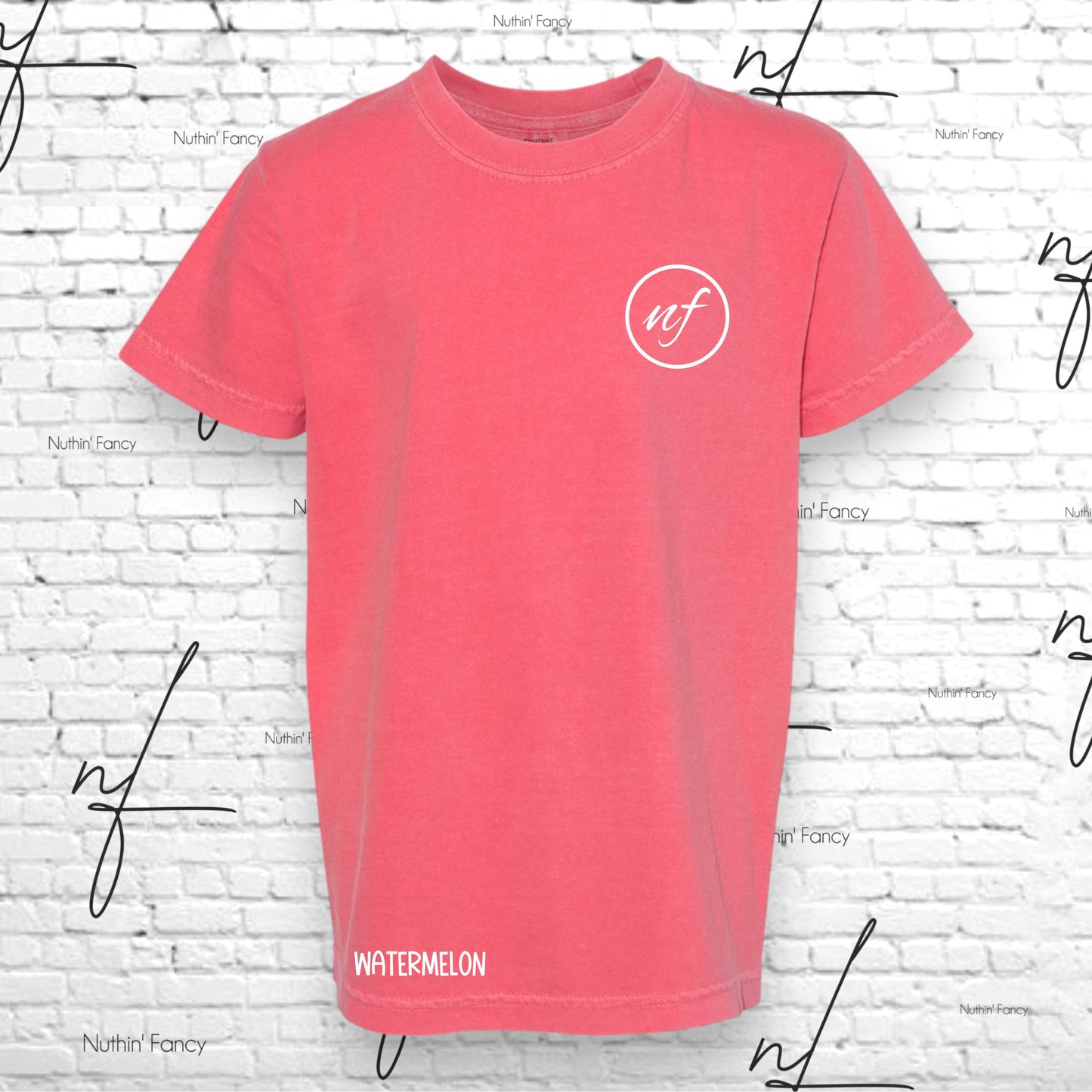 Comfort Colors Nuthin' Fancy Logo Tee