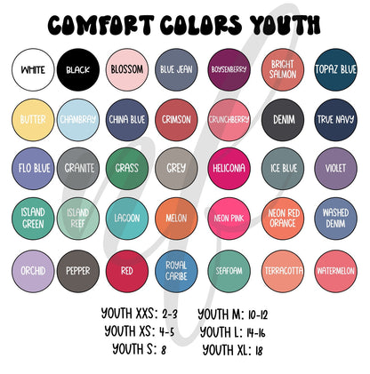 Comfort Colors Nuthin' Fancy Logo Tee