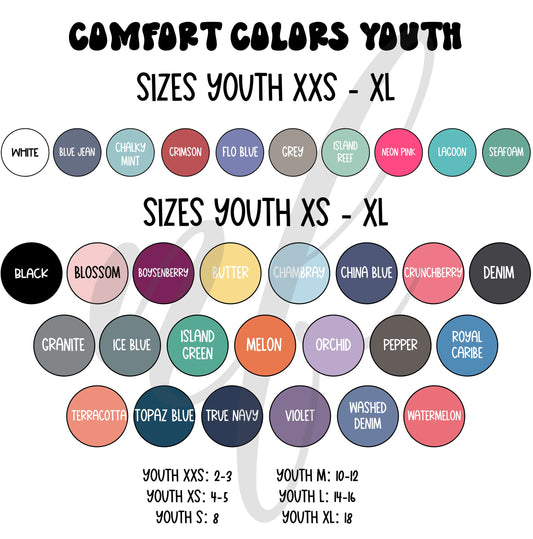 YOUTH Comfort Colors Logo Tee