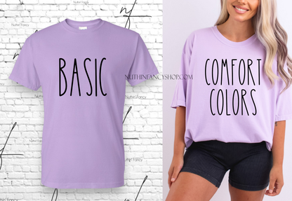 SWLE Preppy Blue Floral on Light Purple