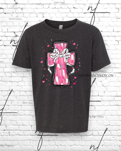 Let All That You Do Be Done In Love Pink Brushstrokes