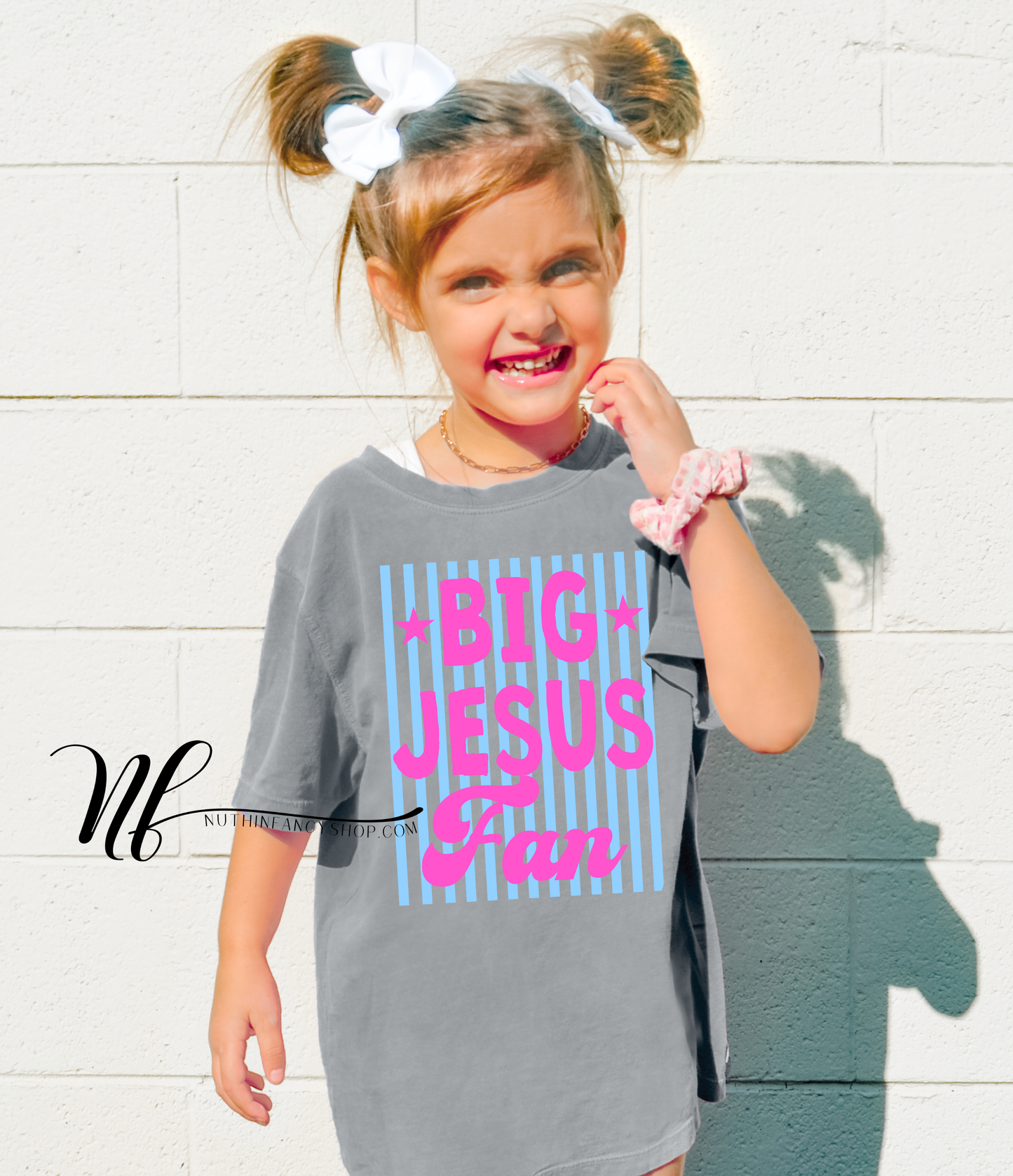 Preppy, Big Jesus Fan, Grey