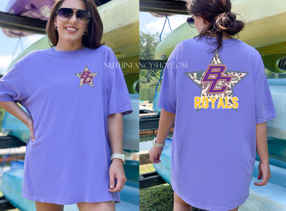 Royals Camo Star on Violet