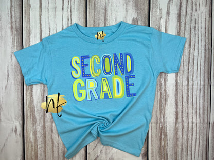 Boys Colorful Grades YOUTH
