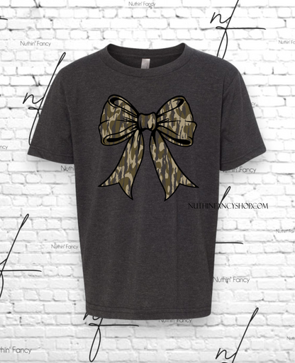 Bottomland Bow on Dark Grey