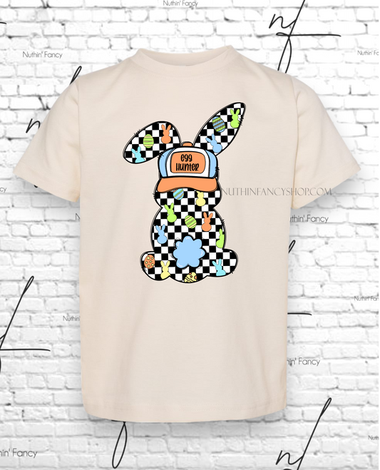 Retro Checkered Bunny, Boy