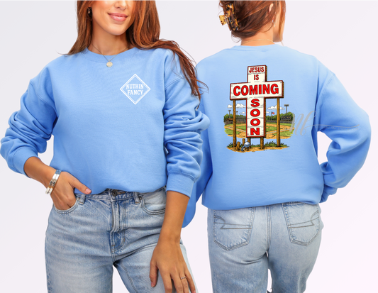 Dudley Hand Drawn Cross with Nuthin' Fancy Logo