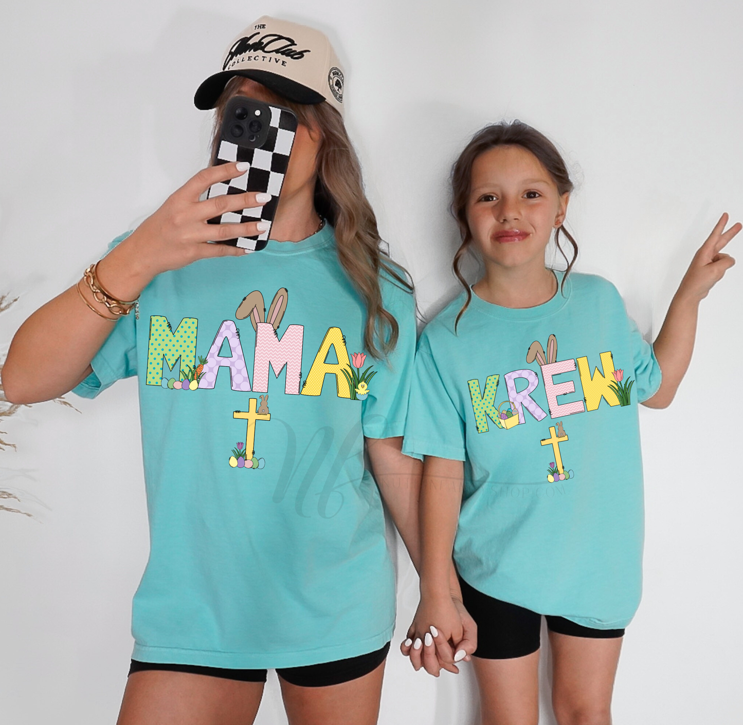 Mama Easter Cross Alpha, Comfort Colors