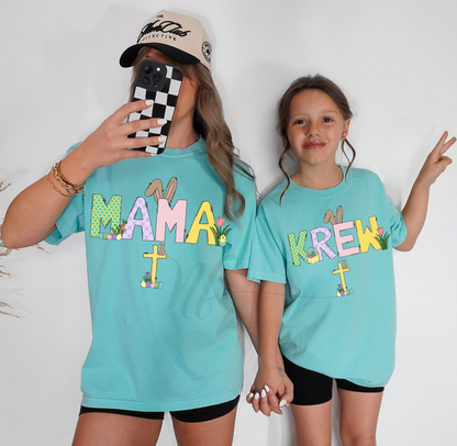 Mama Easter Cross Alpha, Comfort Colors
