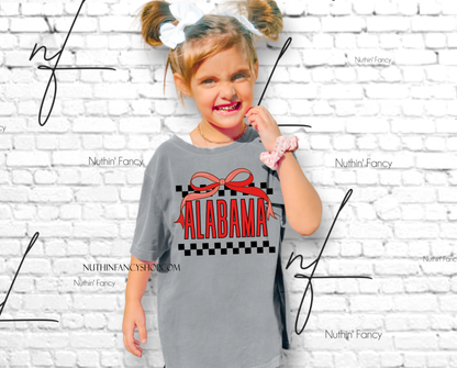 Checkered and Preppy AL Bow
