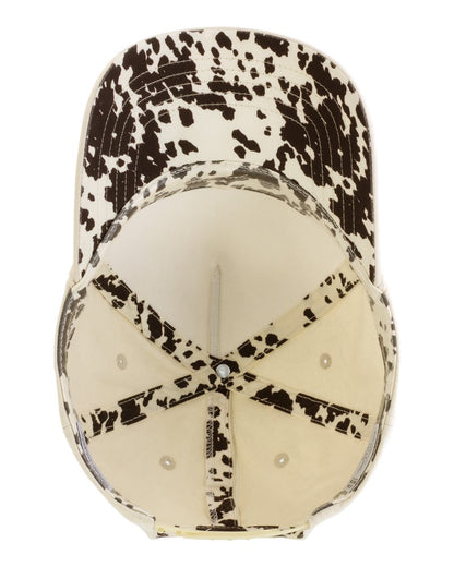 Wranglin' Kids Cowprint Ponytail Hat