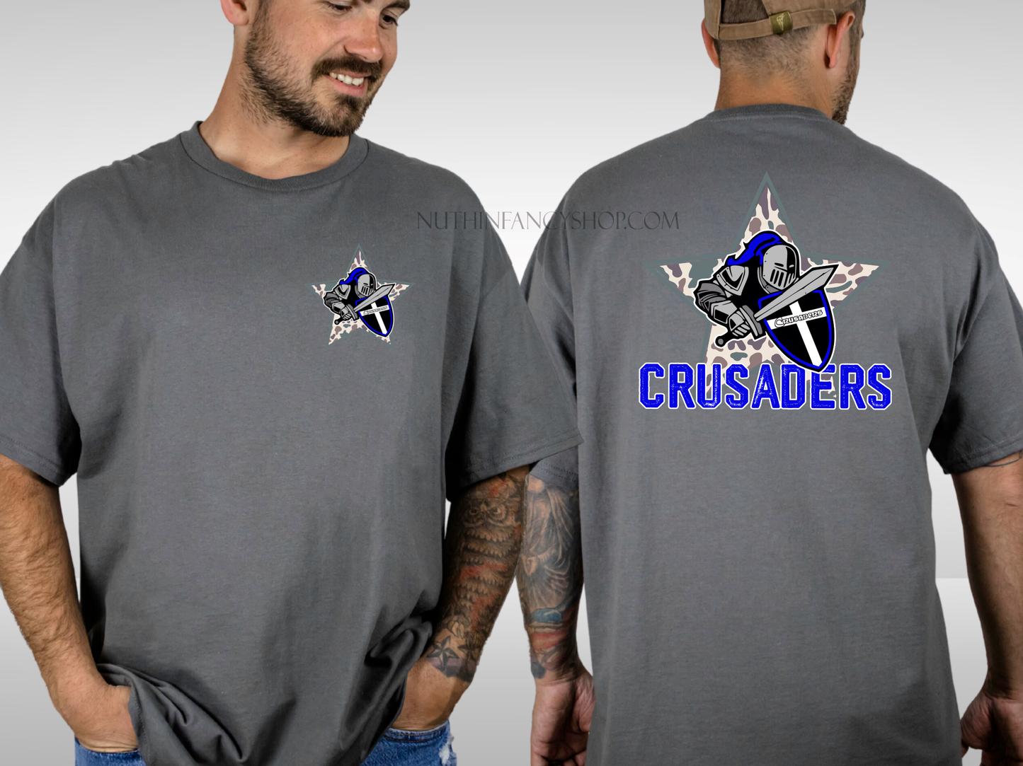Crusaders Camo Star on Grey