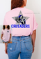 Crusaders Camo Star on Light Pink