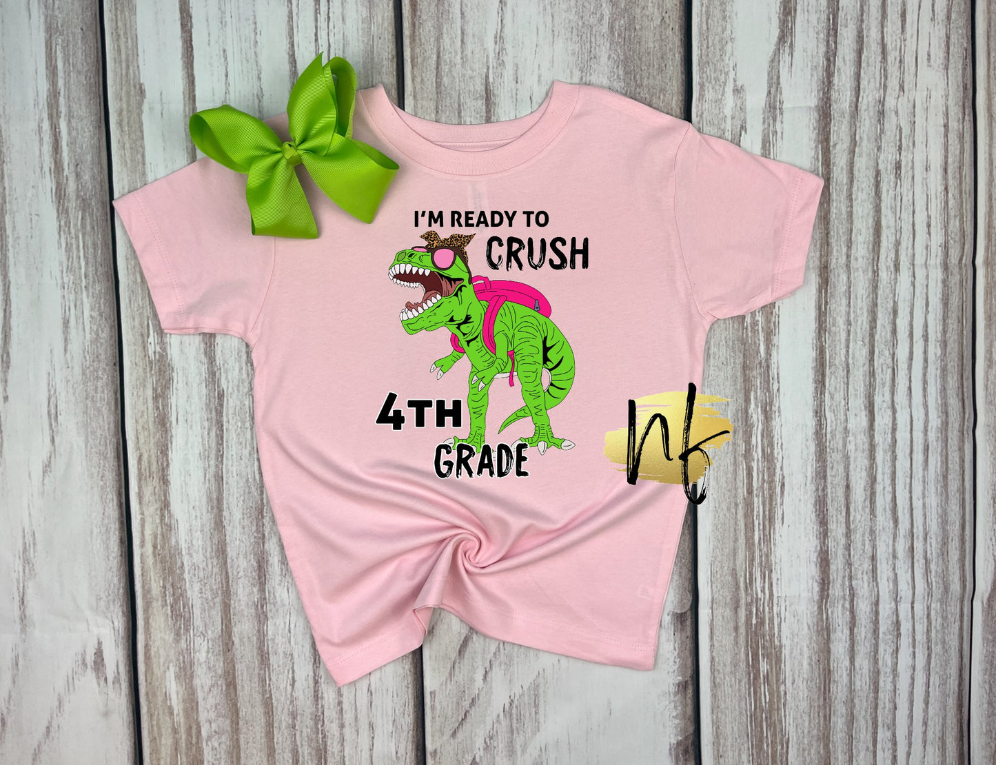 Boy and Girl Dino Crush My Grade YOUTH SIZES